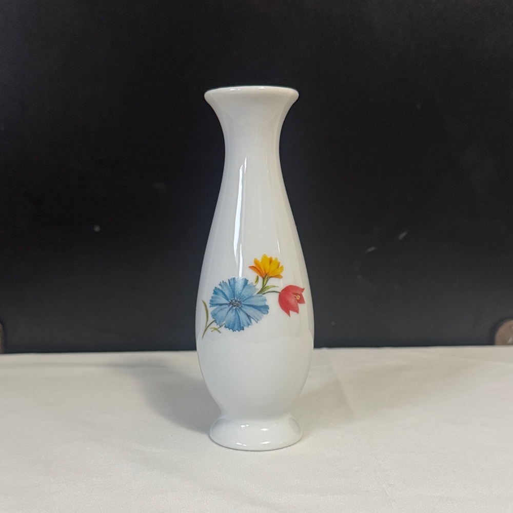 White Floral Vase